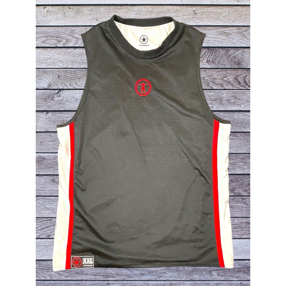 Vintage Converse Dwyane Wade Reversible (Black/White) Basketball Jersey Mens XXL